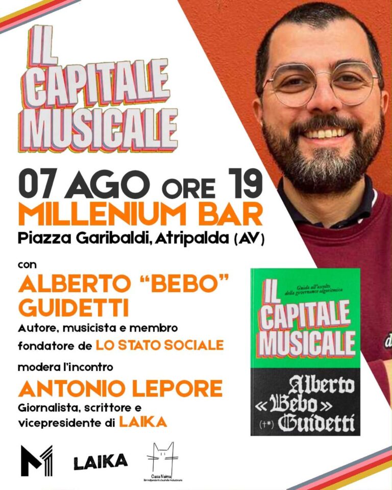 “Il Capitale Musicale”, Bebo Guidetti de Lo Stato Sociale oggi ad Atripalda