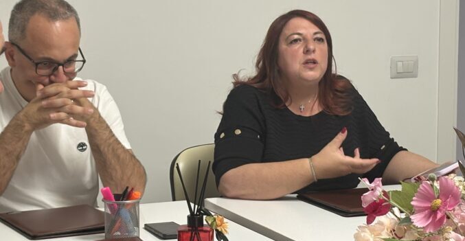 Maria Sabina Galasso (segr. prov) e Fausto Acocella (vice segr.)