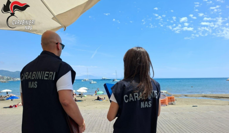 Nas Salerno, bilancio dei controlli estivi: 27 attività sospese e 8-5 quintali di alimenti sequestrati