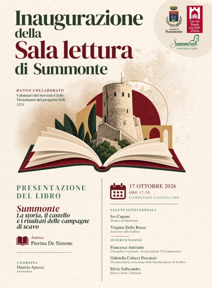 locandina inaugurazine sala lettura