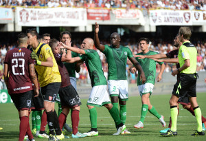 Il derby con la Salernitana all'esordio
