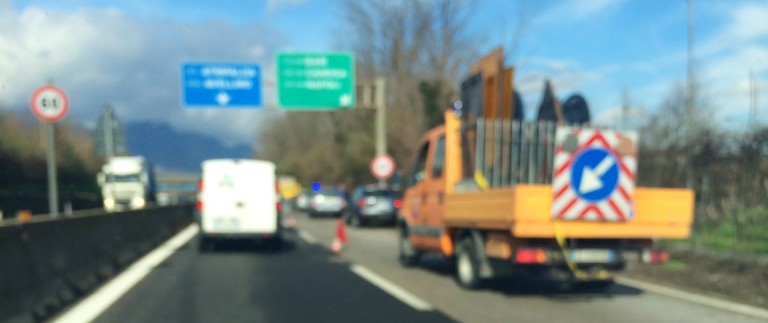 Incidente sul raccordo Salerno Avellino, traffico in tilt verso Atripalda