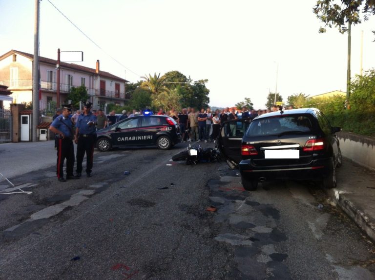 Domenica di sangue in Irpinia, muore centauro 20enne