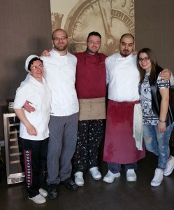 Lo staff del ristorante Minù