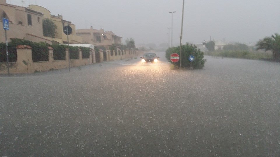 Catania come Benevento: piogge torrenziali e nubifragi