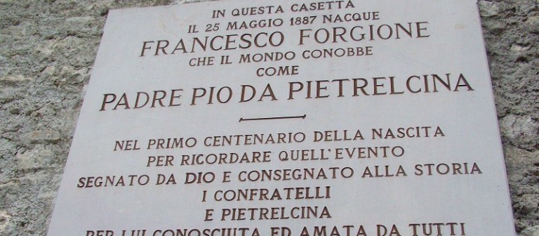 Padre Pio torna a Pietrelcina, il programma della permanenza del Santo