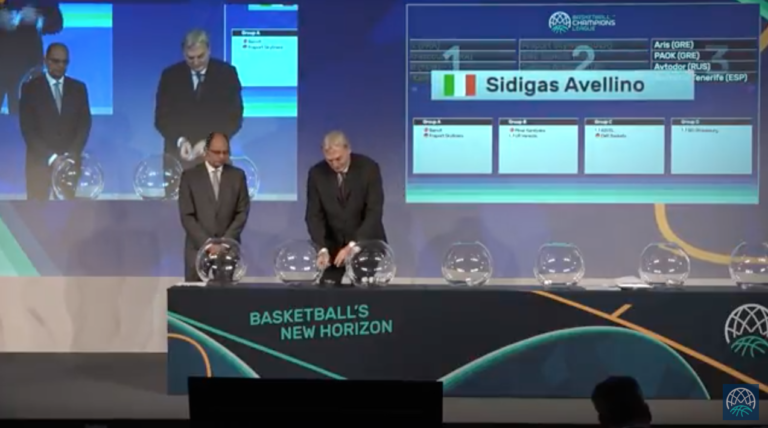 Basket Champions League, la Sidigas Avellino ritrova in Europa il Cibona e l’ex Cenk Akyol