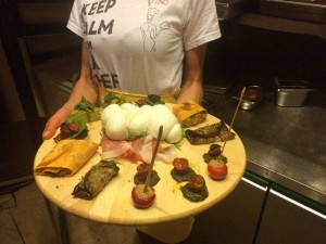 Uno dei taglieri di AvelVino