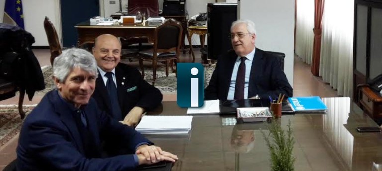 VIDEO/ Abodi al sindaco Foti: “Nuovo stadio priorità per la comunità”