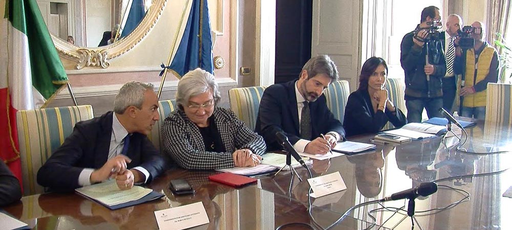 FOTO/ La Commissione Antimafia fa tappa ad Avellino, via alle audizioni