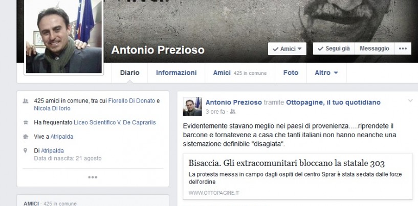 Comune di Atripalda. E’ bufera sul post dell’assessore