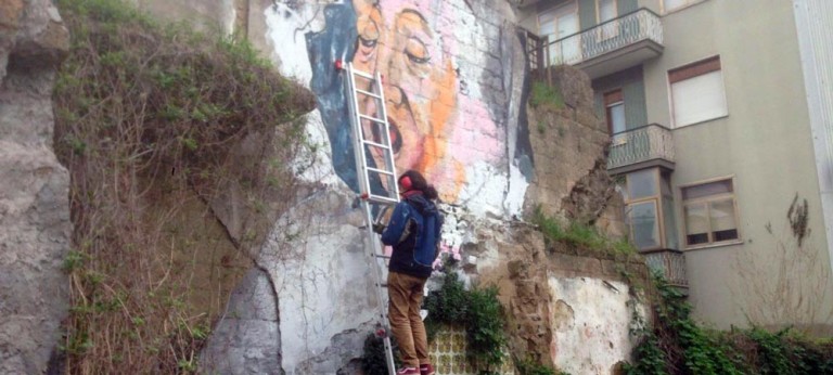 VIDEO/ Atoche e Viale Italia: “Non è stato facile tornarci, alla censura rispondo con un nuovo murales”