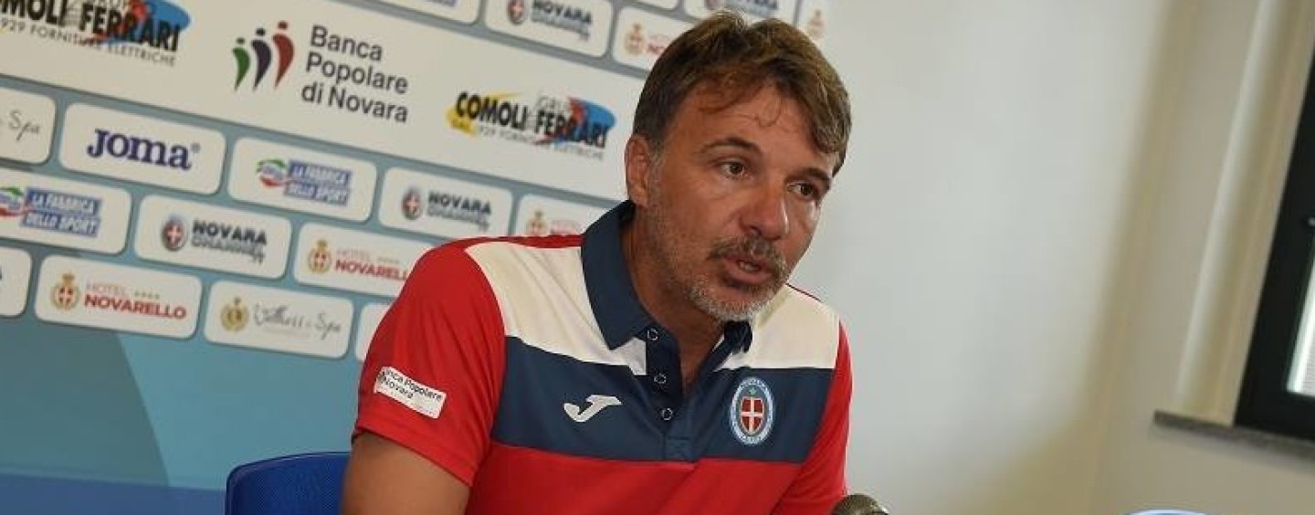 Calcio – Baroni carica il Novara: “Un’opportunità per noi giocare contro l’Avellino”