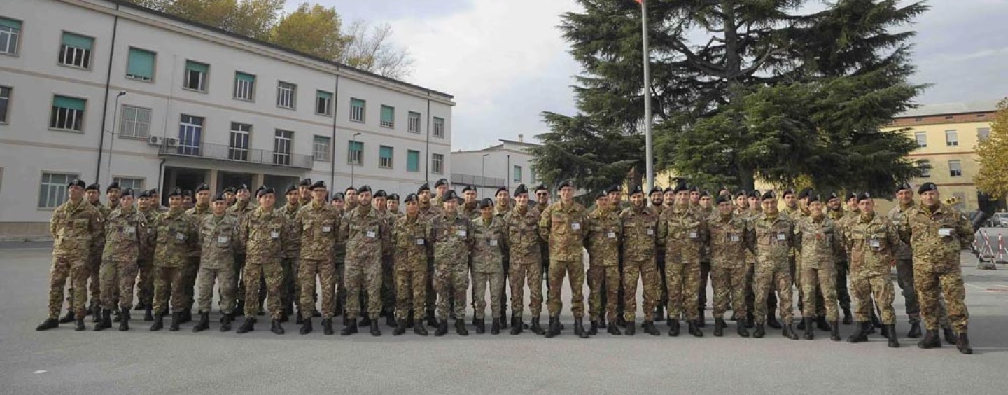 I militari della Caserma Berardi da Avellino a Caltanisetta per l’operazione Strade Sicure