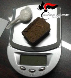 La droga sequestrata