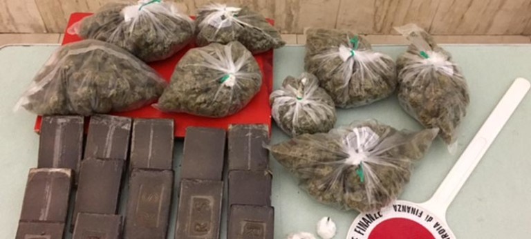 Sannio, sequestrati oltre 2 chili di droga