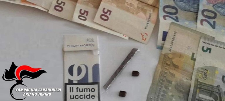 Spacciava a ragazzini in villa a Grottaminarda, arrestato albanese