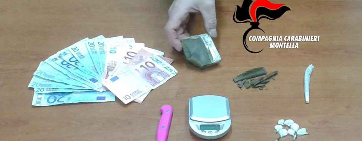 Droga nelle scuole di Montella, arrestato spacciatore e sequestrato fumo e erba a 5 studenti