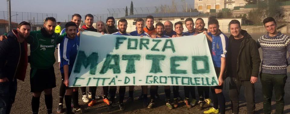 “Forza Matteo”. Solidarietà per il piccolo tifoso biancoverde anche dalle serie minori