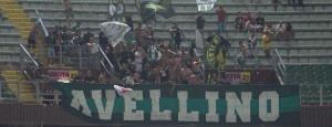 I tifosi biancoverdi a Palermo