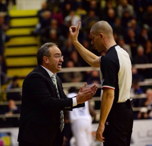 Sacripanti a colloquio con gli arbitri