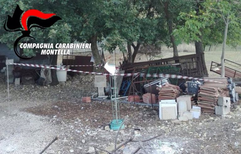 Scoperto ovile abusivo e due discariche a Calabritto, nei guai una coppia