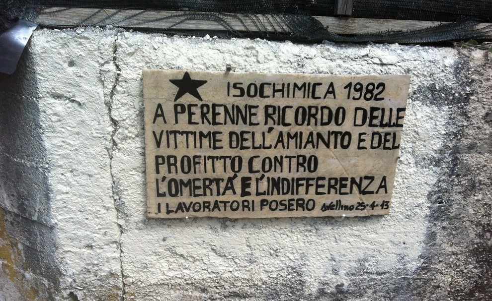 Ex Isochimica, approvati gli emendamenti a sostegno del prepensionamento degli ex operai