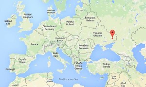 La regione di Donetsk in Ucraina
