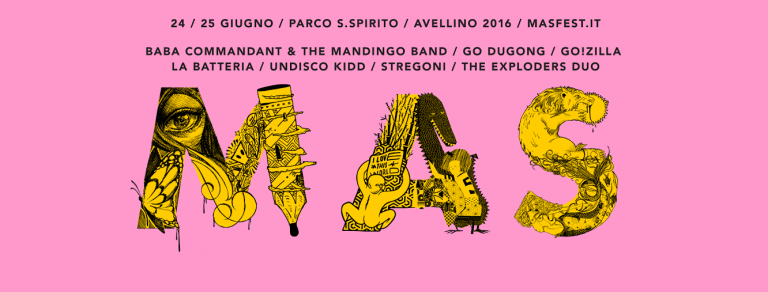 Mas Fest 2016 il 24 e 25 giugno la XII edizione a Parco Manganelli. L’info point lungo il Corso di Avellino