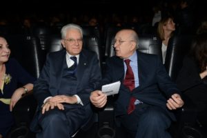 Il presidente della Repubblica, Sergio Mattarella, insieme all'ex presidente del Consiglio, Ciriaco De Mita. (Foto, Formiche.net)