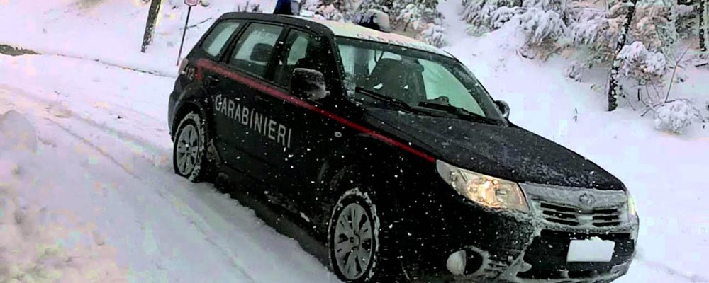 Maltempo, recuperati quattro giovanissimi bloccati dalla neve a Montevergine