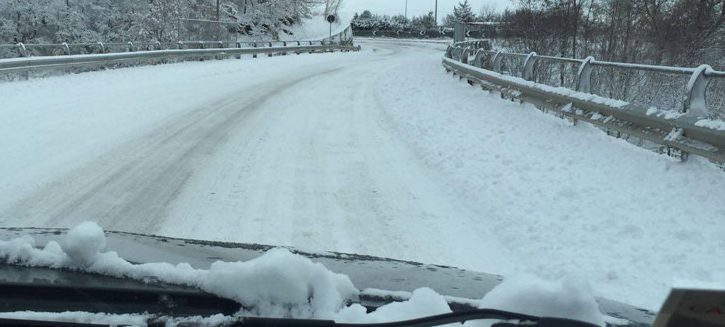VIDEO/ Arriva la neve: primi fiocchi in Alta Irpinia