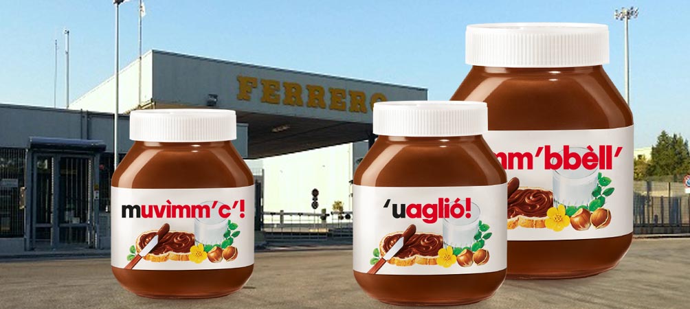 Nutella parla i dialetti d’Italia ma snobba Avellino e Sant’Angelo dei Lombardi