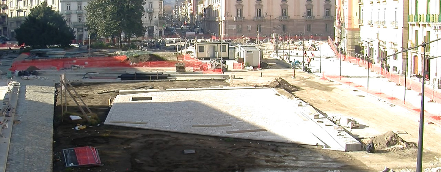 Cantieri Avellino, il punto sui lavori a Piazza Libertà e nei pressi della Città Ospedaliera