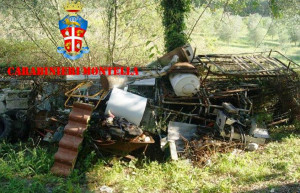 La discarica abusiva a Calabritto