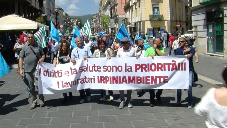 VIDEO/ Sciopero dei lavoratori di IrpiniAmbiente, Caso (Uil): “I sindaci non perdano tempo”