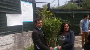 Carlo Sibilia con Valeria Ciarambino