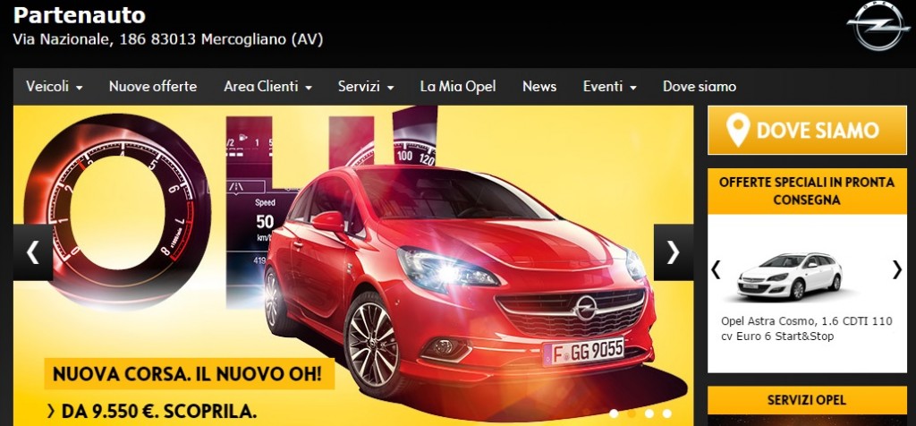 Sito web partenauto