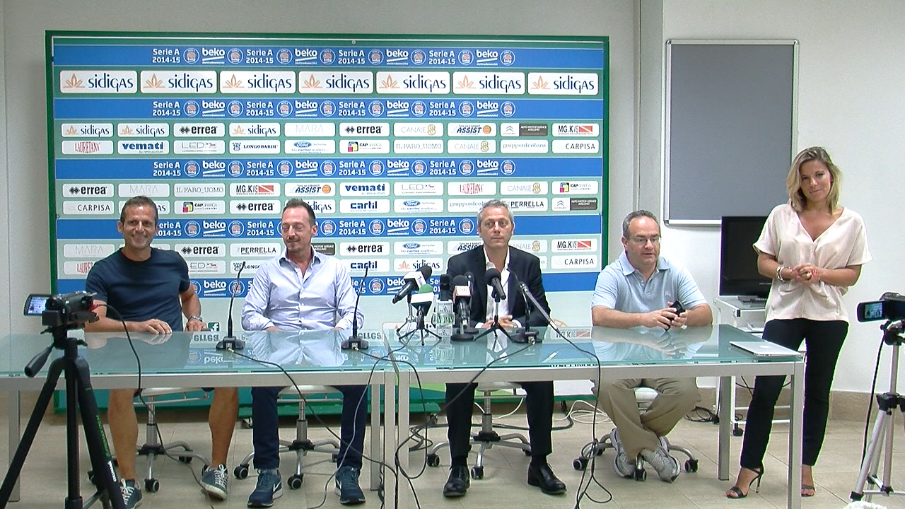 VIDEO/ Basket, la Sidigas Avellino presenta lo staff tecnico. Oldoini: “Dobbiamo far tornare il sereno su Avellino”