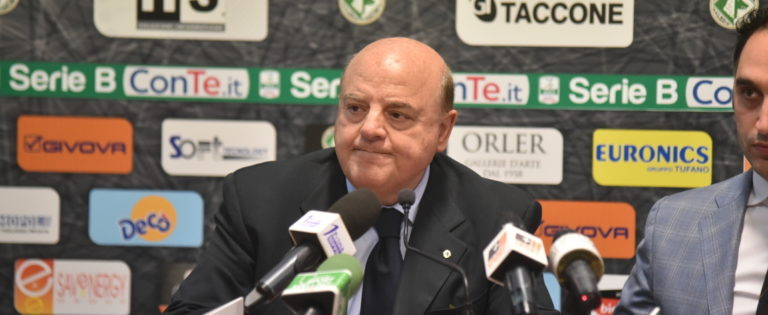 VIDEO/ Avellino Calcio – Taccone è stufo: stoccata a Foti sulla questione stadio