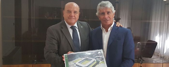 Avellino Calcio – Nuovo stadio, patto con Abodi. Taccone: “Opportunità di crescita”