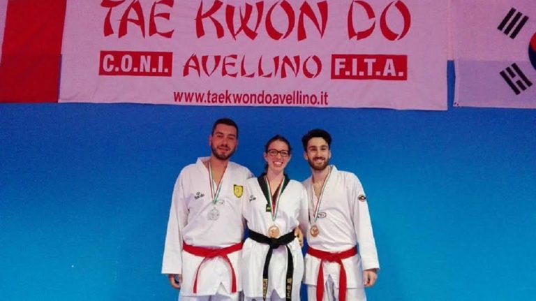 Asd Taekwondo Avellino, tre medaglie ai campionati italiani di Reggio Calabria