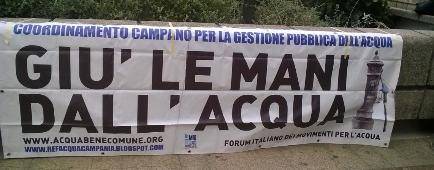 A Grottaminarda incontro sulla gestione delle risorse idriche: “Lavorare per evitare la privatizzazione”
