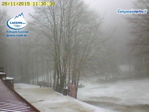 Laceno, quota 1400 metri