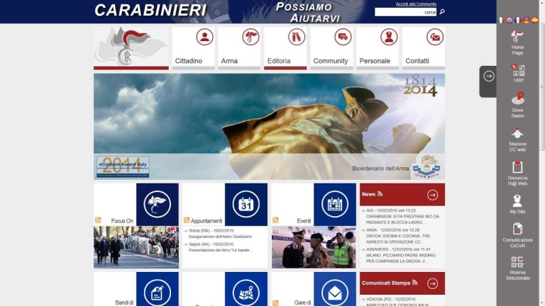 “Il notiziario storico dell’Arma dei carabinieri”, la rivista bimestrale sarà online